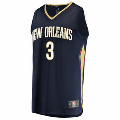 Jordan Poole New Orleans Pelicans Youth Fast Break Replica Jersey Navy Icon Edition - Fanatics