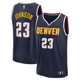 Cameron Johnson Denver Nuggets Youth Fast Break Replica Jersey Navy Icon Edition - Fanatics