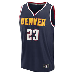 Cameron Johnson Denver Nuggets Youth Fast Break Replica Jersey Navy Icon Edition - Fanatics