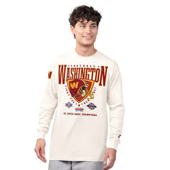 Washington Commanders Starter Champions Long Sleeve T-Shirt - Cream T-shirts