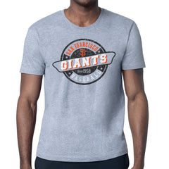 San Francisco Giants Starter Route 66 Team Logo T-Shirt - Heather Gray T-shirts