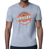 Baltimore Orioles Starter Route 66 Team Logo T-Shirt - Heather Gray T-shirts