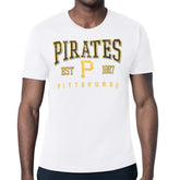 Pittsburgh Pirates Starter Distressed Logo T-Shirt - White T-shirts