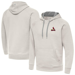 St. Louis Cardinals Antigua Victory Pullover Hoodie - Cream Hoodies