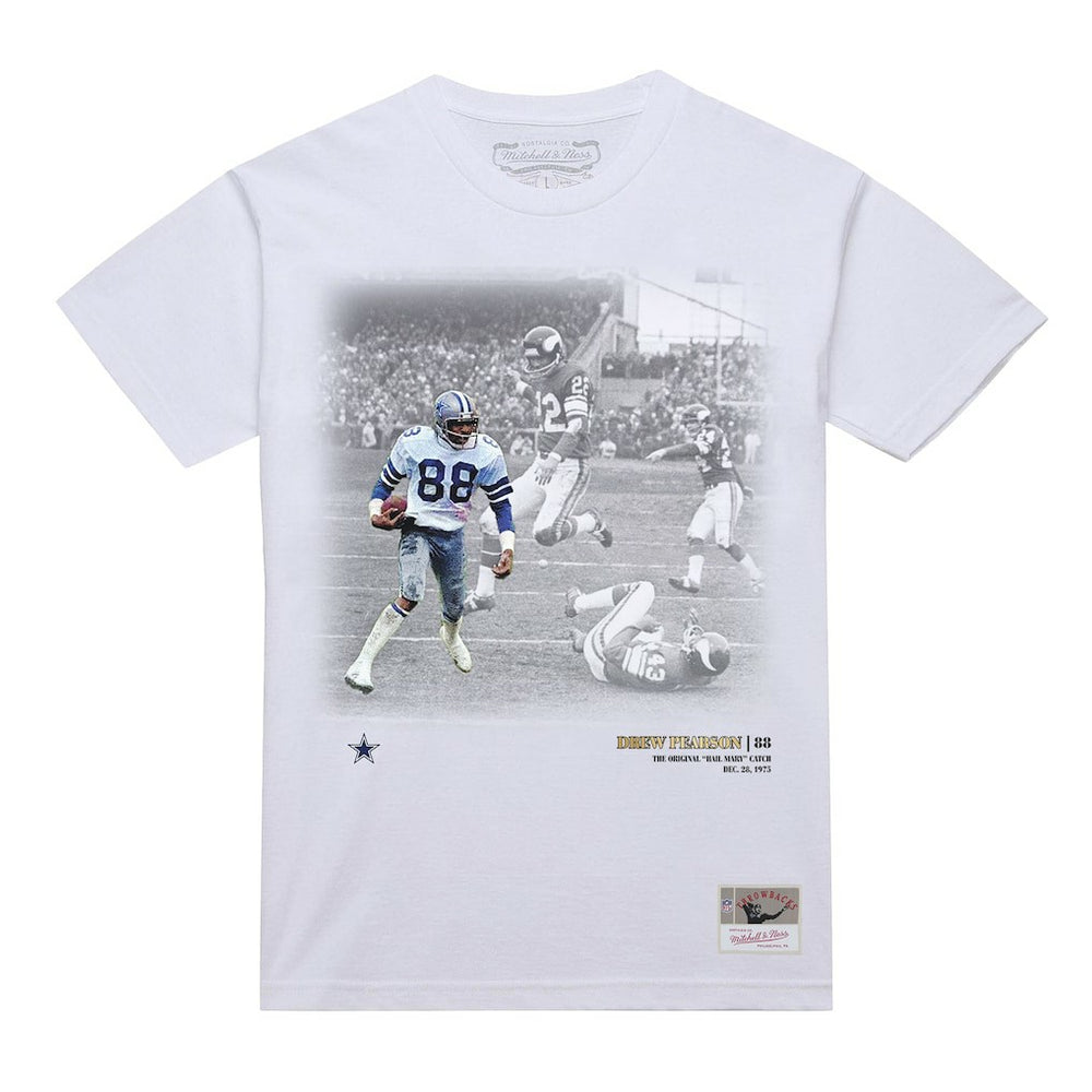 Drew Pearson Dallas Cowboys Moments T-Shirt - White T-shirts