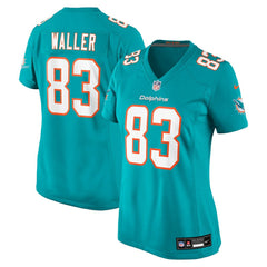 Darren Waller Miami Dolphins Women's Team Game Jersey - Aqua Jerseys