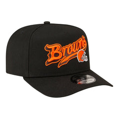 Cleveland Browns New Era Born x Raised A-Frame 9FIFTY Snapback Hat - Black Hats