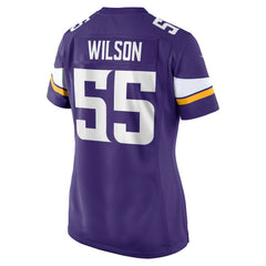 Eric Wilson Minnesota Vikings Women's Team Game Jersey - Purple Jerseys