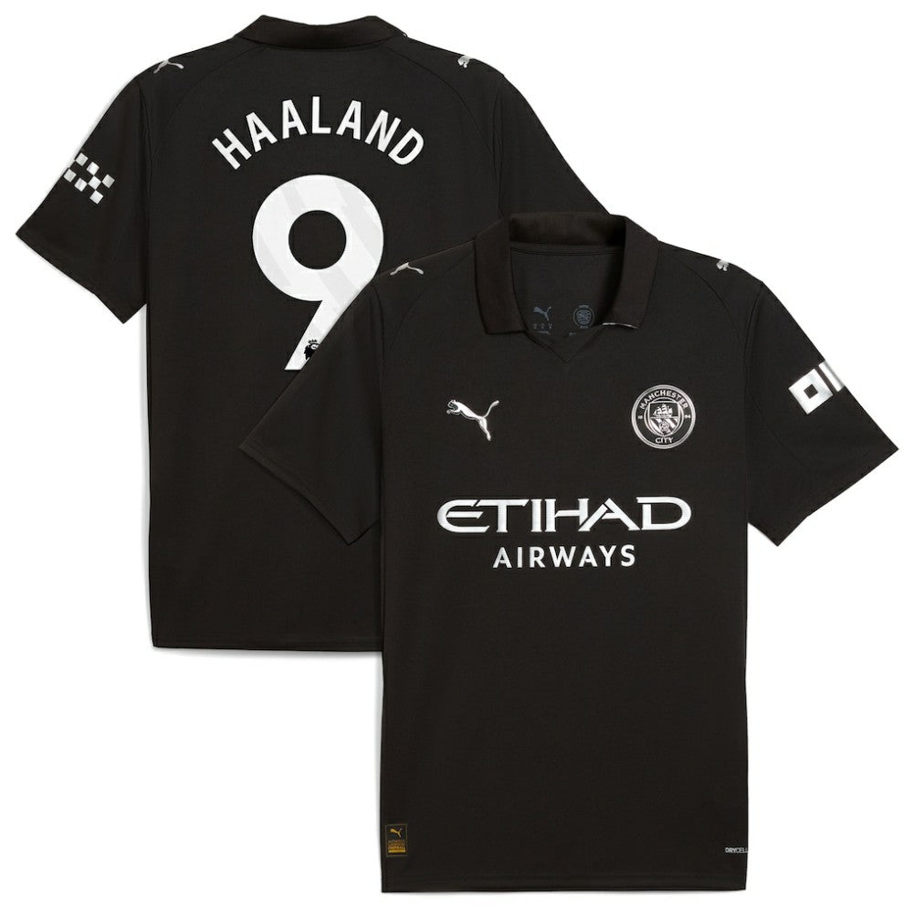 Erling Haaland Manchester City 2025/26 Away Replica Player Jersey Black - Puma cheap