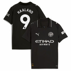 Erling Haaland Manchester City Youth 2025/26 Away Replica Player Jersey Black - Puma discount