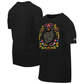Washington Nationals New Era Día de los Muertos T-Shirt - Black T-shirts