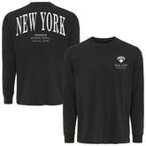 New York Knicks Sportiqe Unisex Athletic Club Collection Sherwood Relaxed Fit Premium Long-Sleeve T-Shirt Anthracite outlet