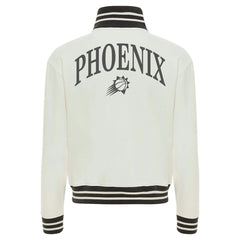 Phoenix Suns Sportiqe Women's Athletic Club Collection Sutton French Terry Full-Zip Jacket Cream