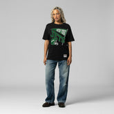 New York Jets Women's Team Dynamic Boyfriend T-Shirt - Black T-shirts