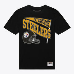 Pittsburgh Steelers Women's Team Dynamic Boyfriend T-Shirt - Black T-shirts
