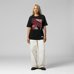 Kansas City Chiefs Women's Team Dynamic Boyfriend T-Shirt - Black T-shirts