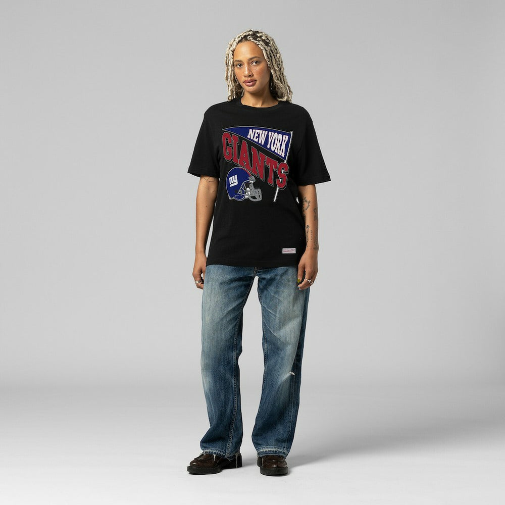 New York Giants Women's Team Dynamic Boyfriend T-Shirt - Black T-shirts