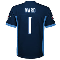 Cameron Ward Tennessee Titans Youth Replica Player Jersey - Navy Jerseys
