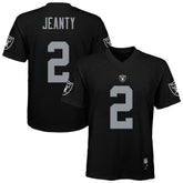 Ashton Jeanty Las Vegas Raiders Youth Replica Player Jersey - Black Jerseys