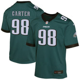 Jalen Carter Philadelphia Eagles Youth Game Player Jersey - Midnight Green Jerseys