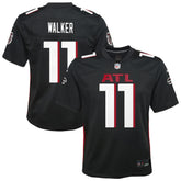 Jalon Walker Atlanta Falcons Youth Team Game Jersey - Black Jerseys