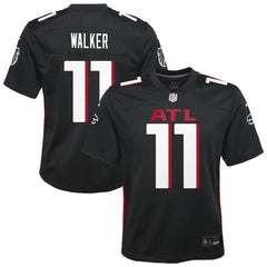 Jalon Walker Atlanta Falcons Youth Team Game Jersey - Black Jerseys