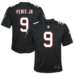 Michael Penix Jr. Atlanta Falcons Youth Alternate Game Jersey - Black Jerseys