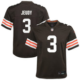 Jerry Jeudy Cleveland Browns Youth Team Game Jersey - Brown Jerseys