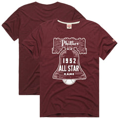 Philadelphia Phillies Homage Hyper Local Refresh T-Shirt - Wine T-shirts