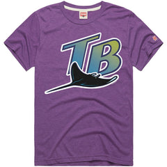 Tampa Bay Rays Homage Hyper Local Refresh T-Shirt - Purple T-shirts