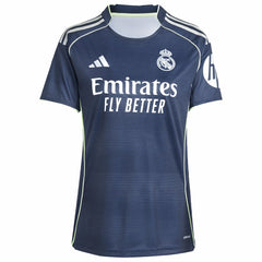 Kylian Mbappé Real Madrid Women's 2025/26 Away Replica Player Jersey Blue - Adidas for sale