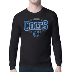 Indianapolis Colts Starter Team Track Graphic Long Sleeve T-Shirt - Black T-shirts