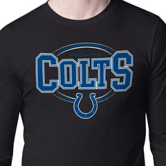 Indianapolis Colts Starter Team Track Graphic Long Sleeve T-Shirt - Black T-shirts