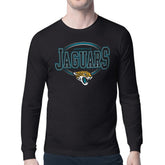 Jacksonville Jaguars Starter Team Track Graphic Long Sleeve T-Shirt - Black T-shirts