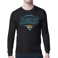 Jacksonville Jaguars Starter Team Track Graphic Long Sleeve T-Shirt - Black T-shirts