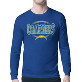 Los Angeles Chargers Starter Team Track Graphic Long Sleeve T-Shirt - Royal T-shirts