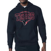 Houston Texans Starter Team Track Graphic Pullover Hoodie - Navy Hoodies