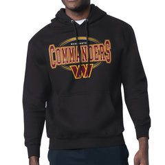 Washington Commanders Starter Team Track Graphic Pullover Hoodie - Black Hoodies