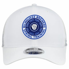 Milwaukee Brewers New Era 2026 Spring Training Fan Pack 9SEVENTY Adjustable Trucker Hat - White Hats