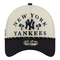 New York Yankees New Era 2026 Spring Training Fan Pack Rope A-Frame 9FORTY Adjustable Hat - Cream Hats
