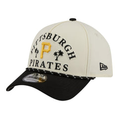 Pittsburgh Pirates New Era 2026 Spring Training Fan Pack Rope A-Frame 9FORTY Adjustable Hat - Cream Hats