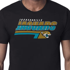Jacksonville Jaguars Starter Logo Push Graphic T-Shirt - Black T-shirts