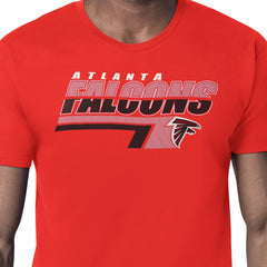Atlanta Falcons Starter Logo Push Graphic T-Shirt - Red T-shirts