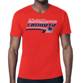 New England Patriots Starter Logo Push Graphic T-Shirt - Red T-shirts