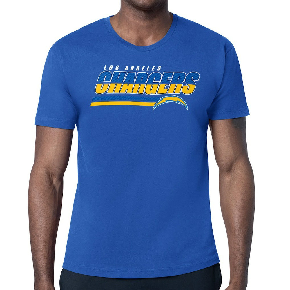 Los Angeles Chargers Starter Logo Push Graphic T-Shirt - Royal T-shirts