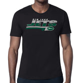 New York Jets Starter Logo Push Graphic T-Shirt - Black T-shirts