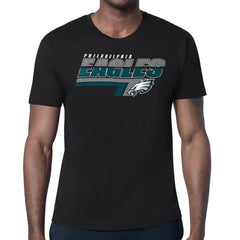 Philadelphia Eagles Starter Logo Push Graphic T-Shirt - Black T-shirts