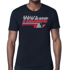 Houston Texans Starter Logo Push Graphic T-Shirt - Navy T-shirts