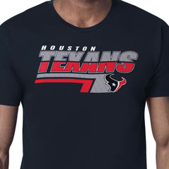 Houston Texans Starter Logo Push Graphic T-Shirt - Navy T-shirts