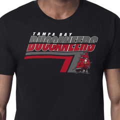 Tampa Bay Buccaneers Starter Logo Push Graphic T-Shirt - Black T-shirts